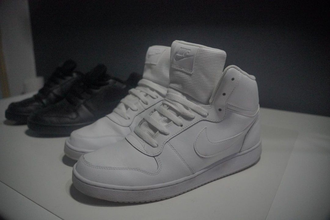Nike ebernon high sales white