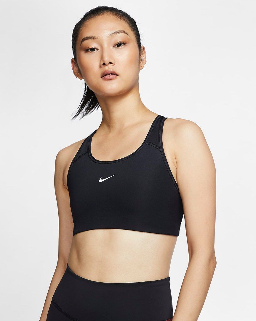 NIKE Nike Swoosh Women's Medium-Support 1-Piece Pad Sports Bra, | Pastel  pink Women‘s Crop Top | YOOX