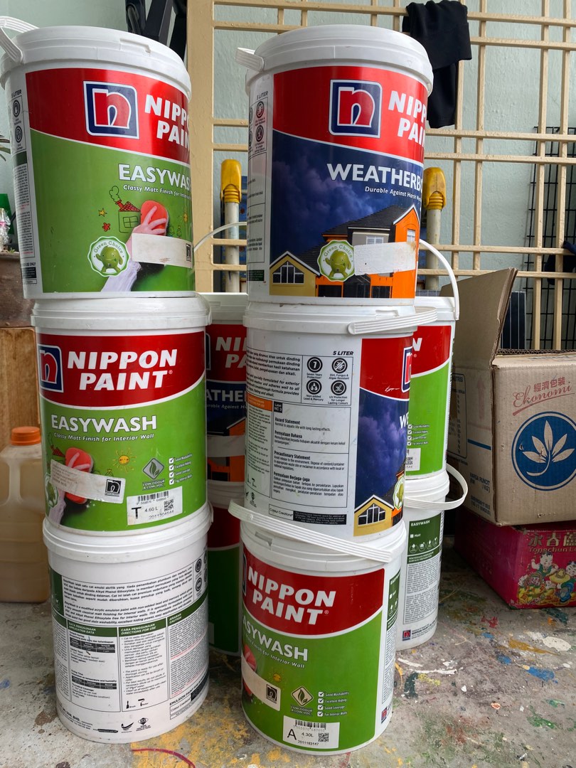 Nippon Paint 5L, Furniture & Home Living, Home Improvement