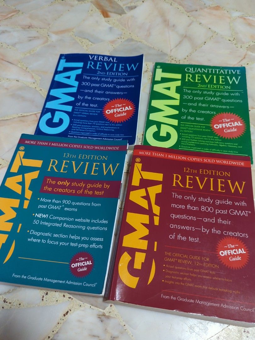 Older GMAT Official Guides, Hobbies & Toys, Books & Magazines, Assessment Books on Carousell