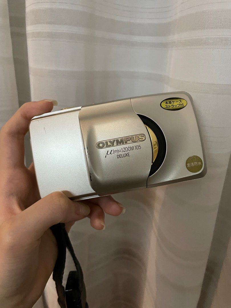 Olympus Mju Zoom 105 Deluxe Film Camera, Photography, Cameras on Carousell