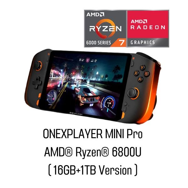 OneXplayer Mini Pro- 【AMD® Ryzen® 6800U (1920*1200) 16GB+1TB版本