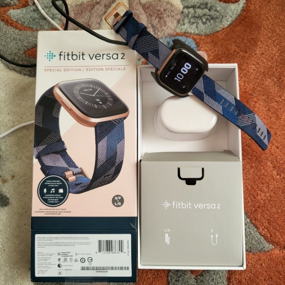 ORIGINAL fitbit Versa 2 SPECIAL EDITION BLUE