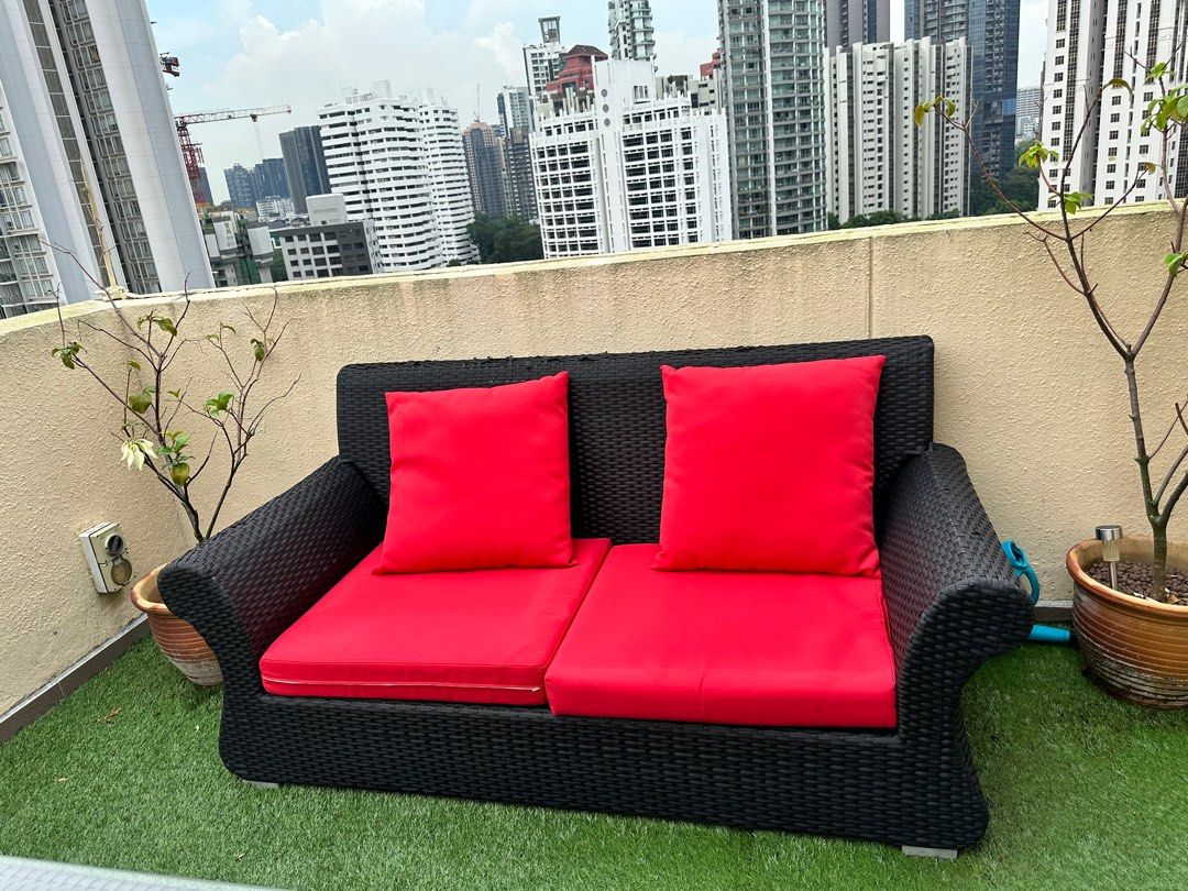 Outdoor sofa, Furniture & Home Living, Outdoor Furniture on Carousell