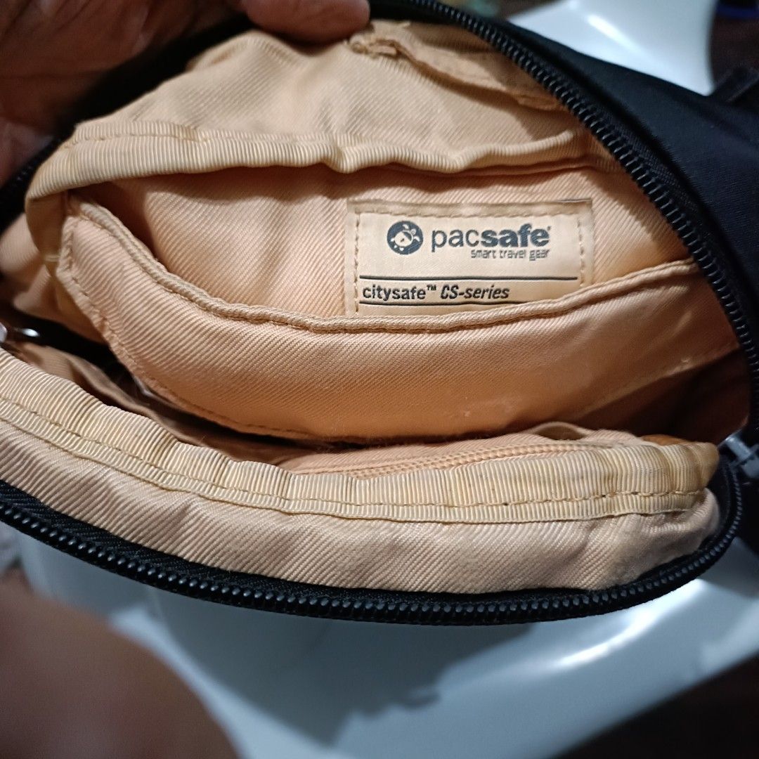 Pacsafe authentic citysafe sling bag., Men's Fashion, Bags, Sling Bags