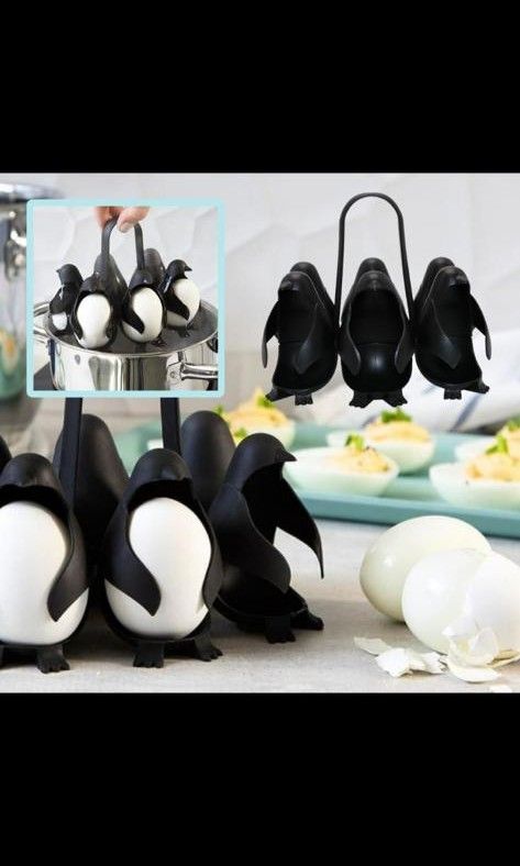 12/12 Clearance sale-PENGUIN DESIGN EGG BOILER, HOLDER, DECOR-CUTE AND  MULTIPURPOSE USAGE, Furniture & Home Living, Kitchenware & Tableware,  Cookware & Accessories on Carousell