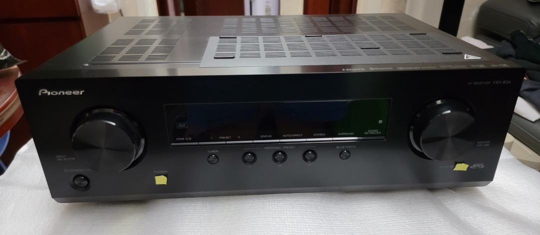 Pioneer VSX-834, 音響器材, 其他音響配件及設備- Carousell