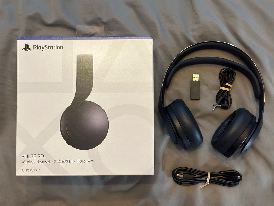 PlayStation PULSE 3D Wireless Headset Midnight Black - Under Warranty,  Audio, Headphones & Headsets on Carousell