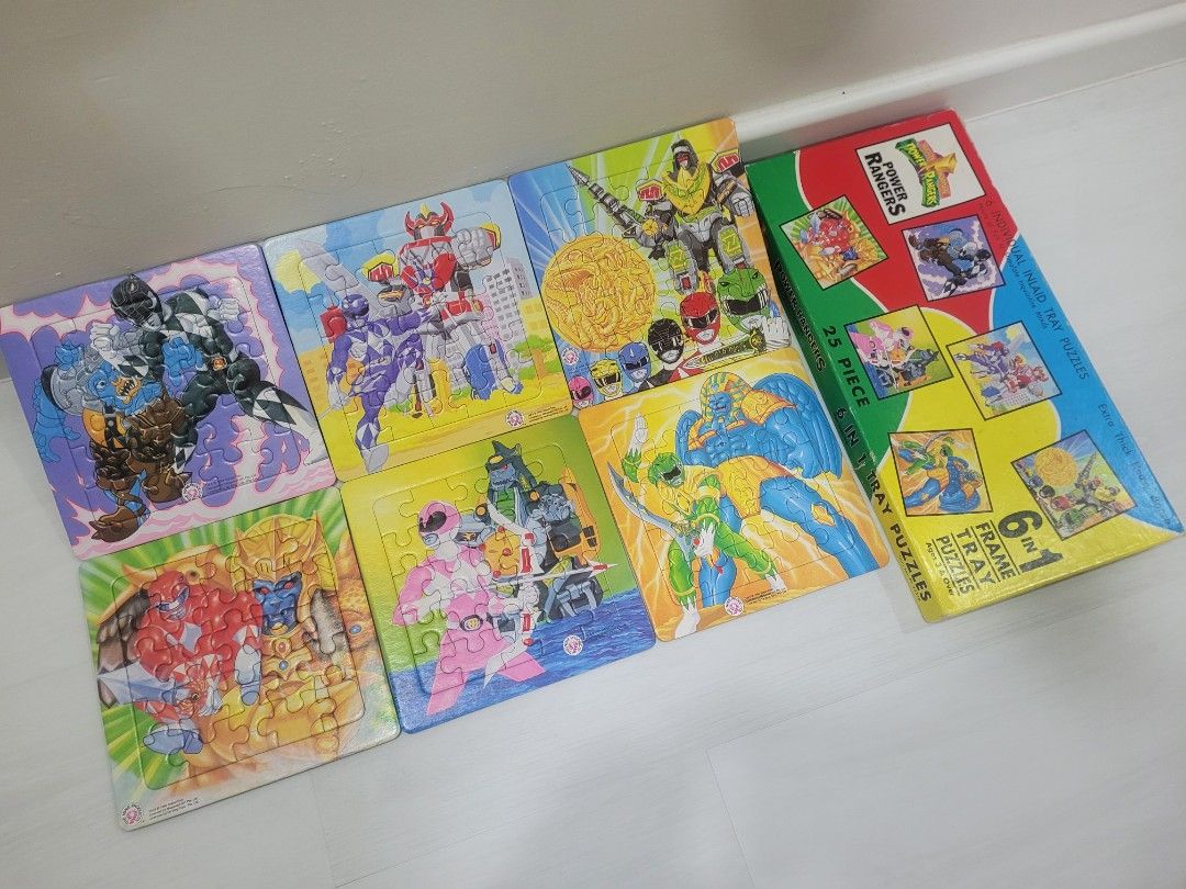 Power Ranger 25 Puzzle Power Ranger Puzzle, Hobbies & Toys, Toys & Games on Carousell