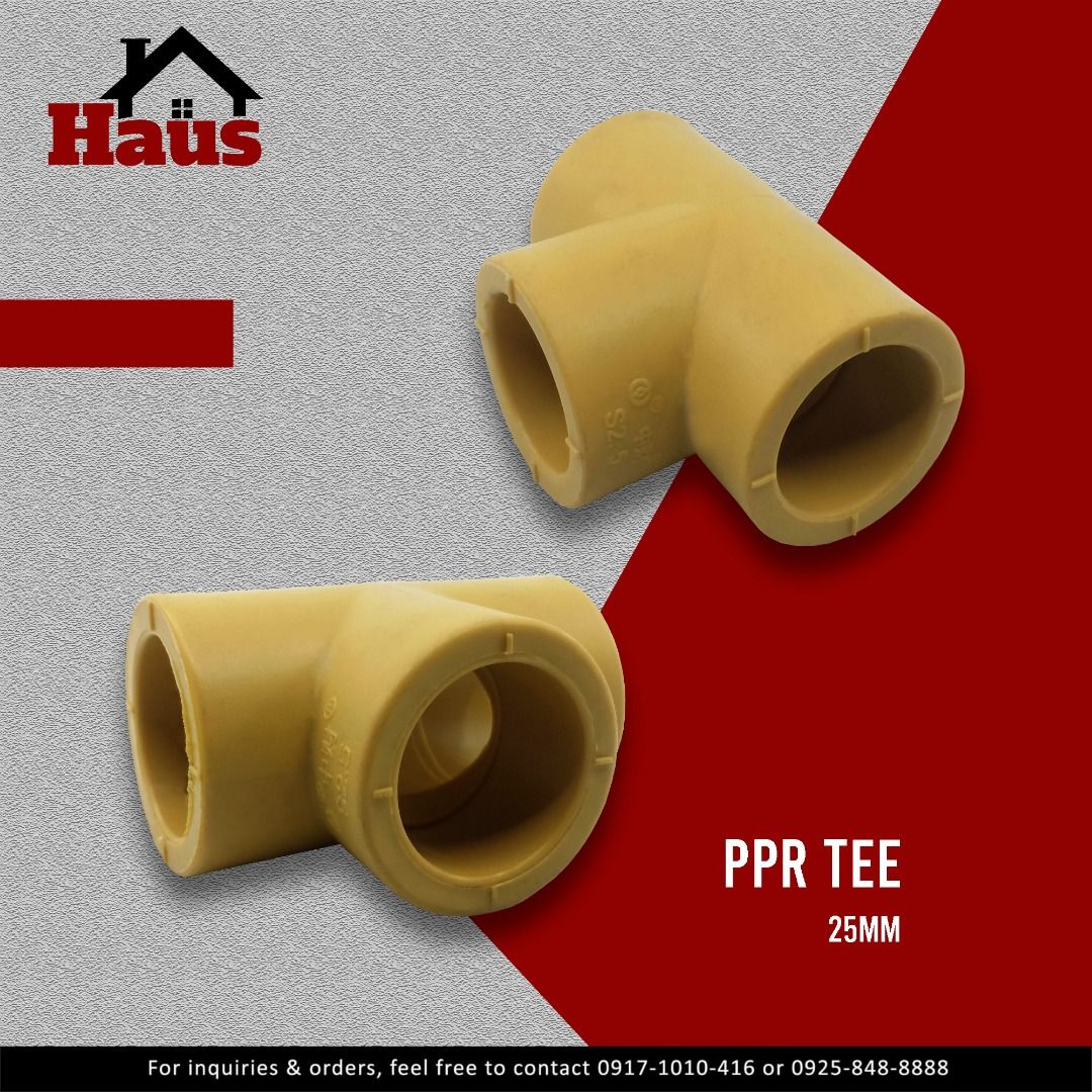 PPR Fittings TEE, Furniture & Home Living, Bathroom & Kitchen Fixtures