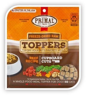 Primal freeze dried toppers for dog & cat