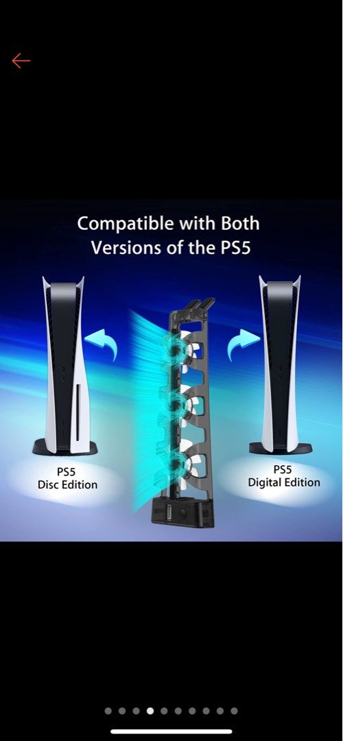 PS5 USB Cooling Fan, Video Gaming, Gaming Accessories, Cables