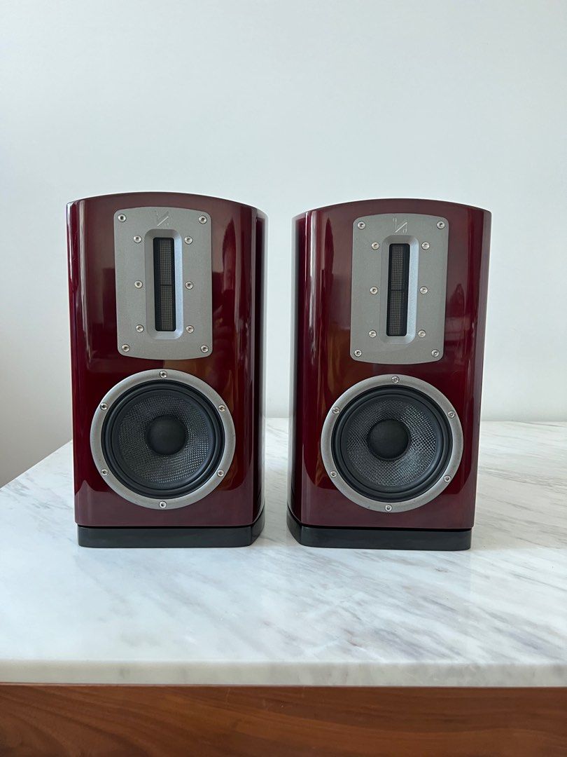 Quad Hifi Z1 bookshelf speakers ribbon tweeter, Audio, Soundbars