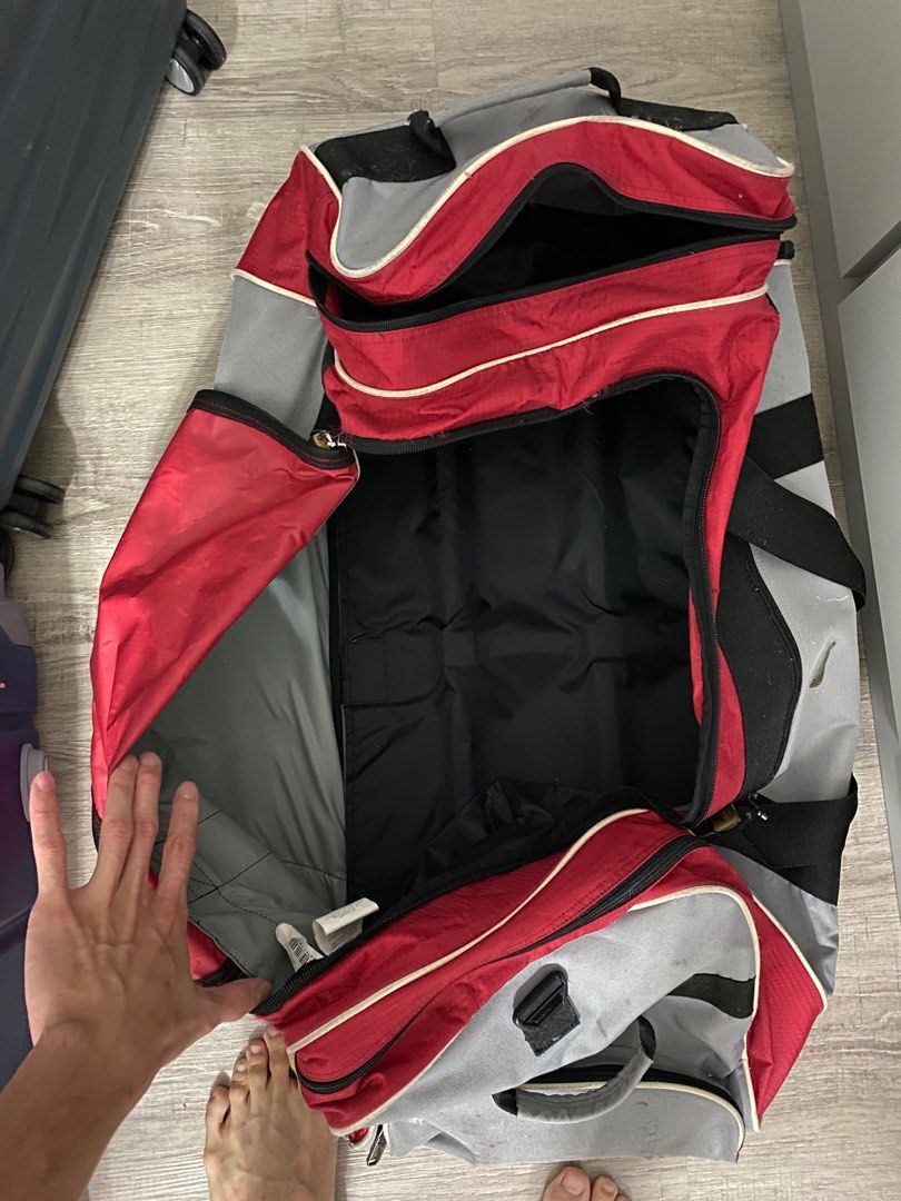 Quiksilver trolley duffel bag with wheels, Luxury, Bags & Wallets on