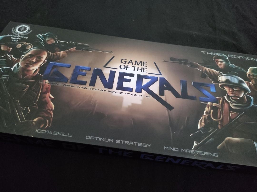 RARE Games of the General 3rd Ed. Limited Edition Box Set Alloy Pieces ...