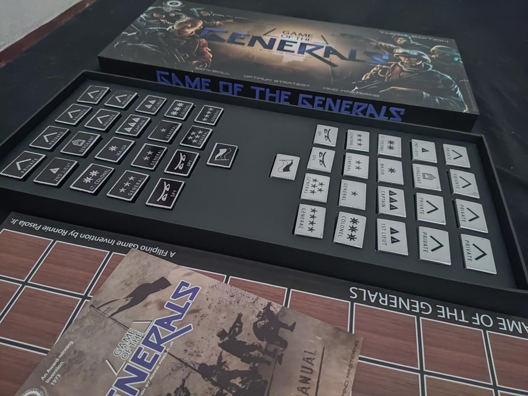 RARE Games of the General 3rd Ed. Limited Edition Box Set Alloy Pieces ...