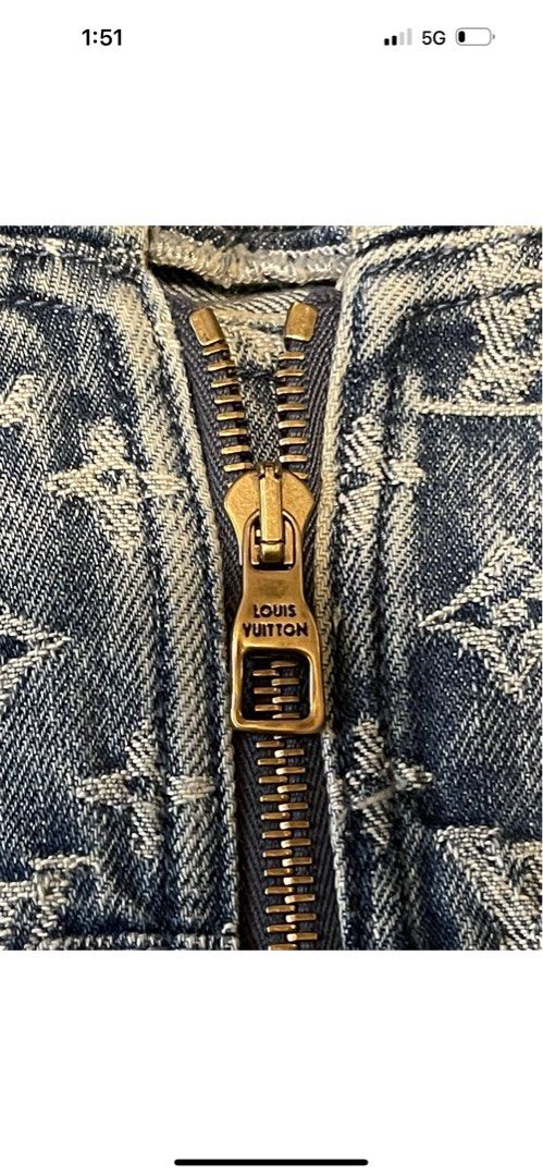 Rare Louis Vuitton Denim Jacket (Category: Luxury Apparel) located in Mandaue City. Submitted by GrandAstrolabe (Listing ID 1202751906, Image 3). Description: Louis Vuitton Denim Hoodie Jacket Patchwork x Nigo X Abloh sz 50. This jacket has been worn approximately 6-10 times. Box, hang tags, receipt. Size 50. If you’re a bigger guy you know this is likely the only one in the country in that size available it’s sold out in all sizes. See images ch