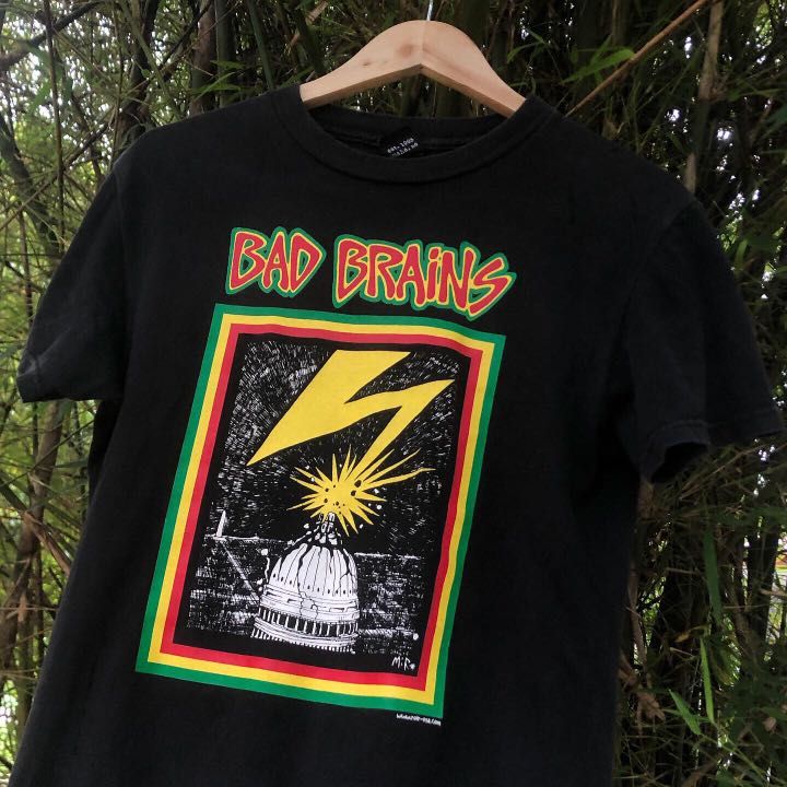 1993 Bad Brains Vintage Punk Rock Tour Tee Shirt 90s 1990s 
