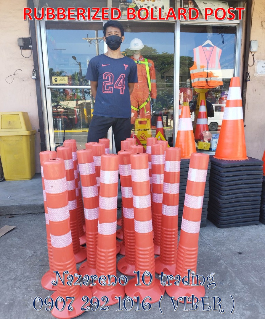 Rubberized bollard post 30inches 20, Commercial & Industrial ...
