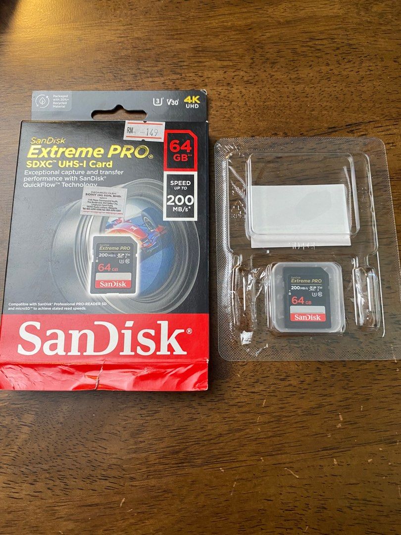 SanDisk Extreme Pro - flash memory card - 64 GB - SDXC UHS-I
