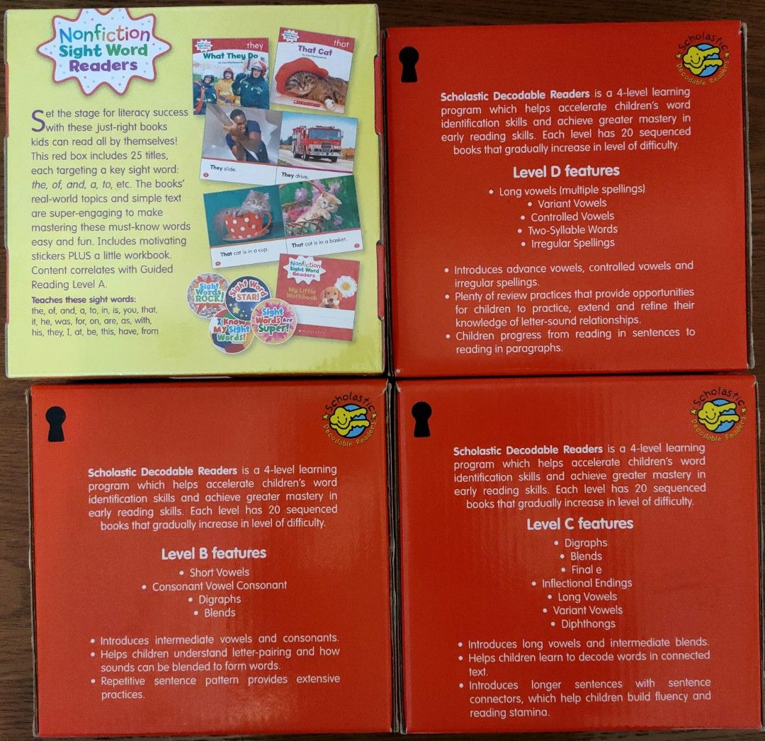 Scholastic Nonfiction Sight Words Readers, Hobbies & Toys, Books ...
