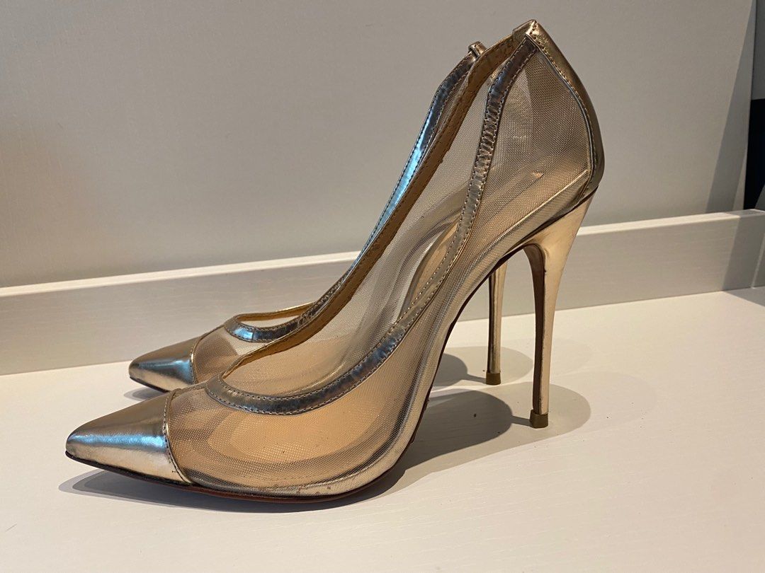 Gold schutz heels on sale