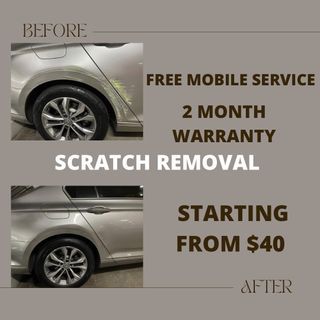 Full Car Scratch Removal and Touch Up Services