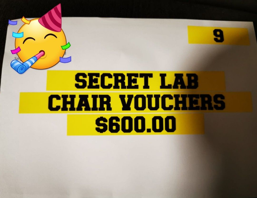 Secret Lab Chair Vouchers, Furniture & Home Living, Furniture, Chairs