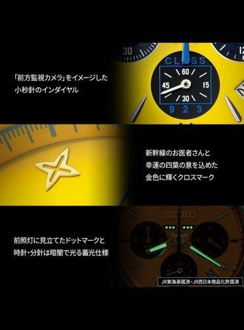 SEIKO × JR WEST 20TH ANNIVERSARY CLASS 923 DR.YELLOW MADE IN JAPAN