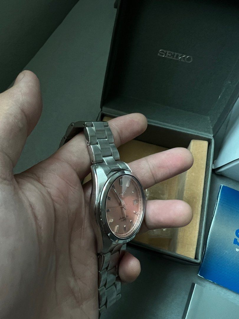 Seiko - SARB033 SARB 33 - Uncle Seiko 037 Mod (Salmon Dial), Luxury,  Watches on Carousell
