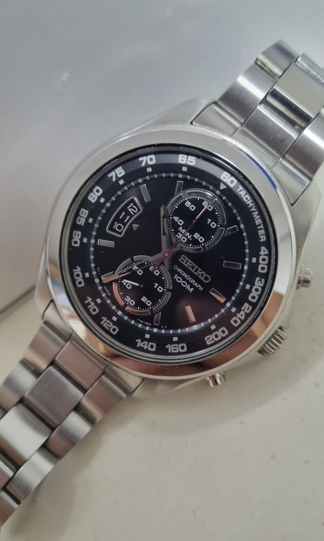 Seiko chronograph 7T94-0BS0, Men's Fashion, Watches & Accessories, Watches  on Carousell