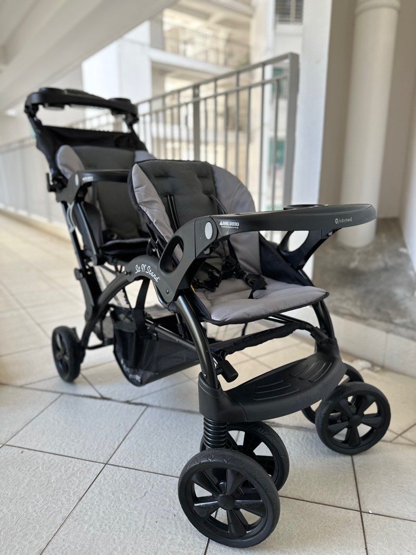 Sit N Stand Double Stroller Moonstruck Babies Kids Going