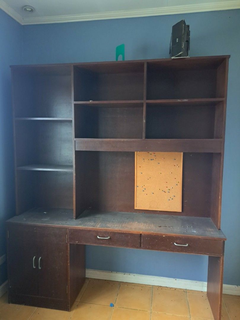 STUDY TABLE solid wood, Furniture & Home Living, Bedding & Towels on ...