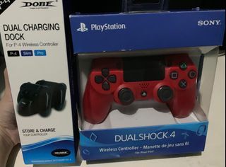 SONY Dualshock 4 with dual charging dock