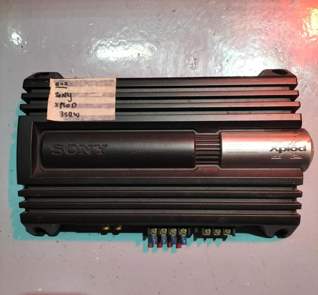 Sony Xplod Amplifier, Audio, Soundbars, Speakers & Amplifiers on Carousell