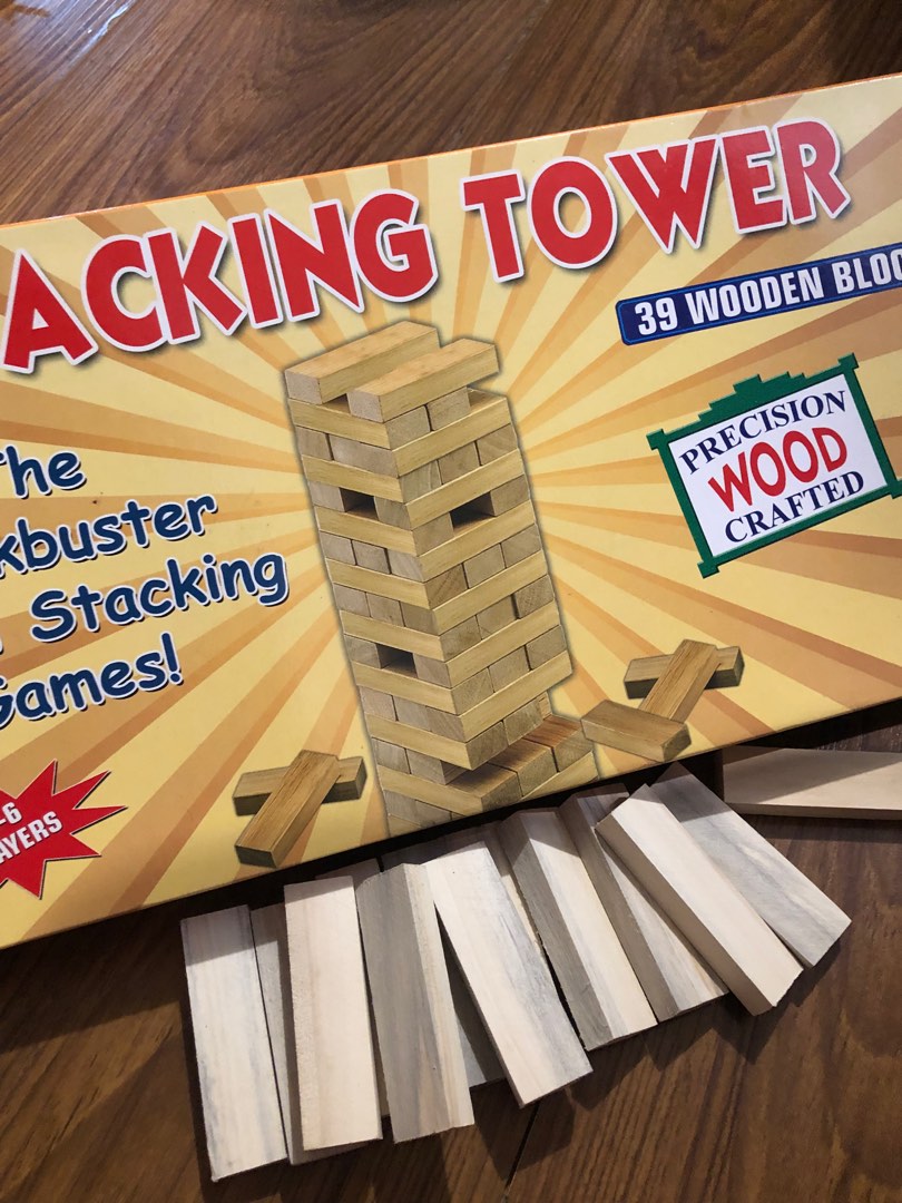 Stacking Tower Game, Hobbies & Toys, Toys & Games on Carousell