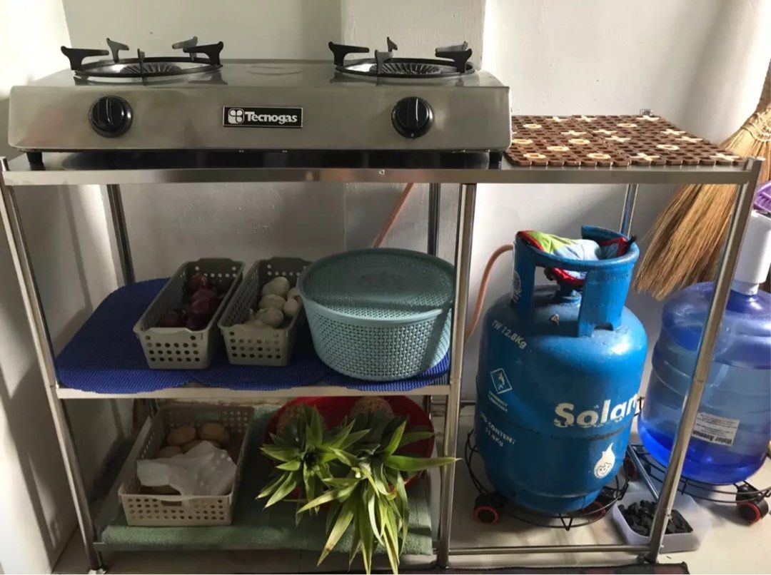 Stainless Gas stove Rack, Furniture & Home Living, Kitchenware ...