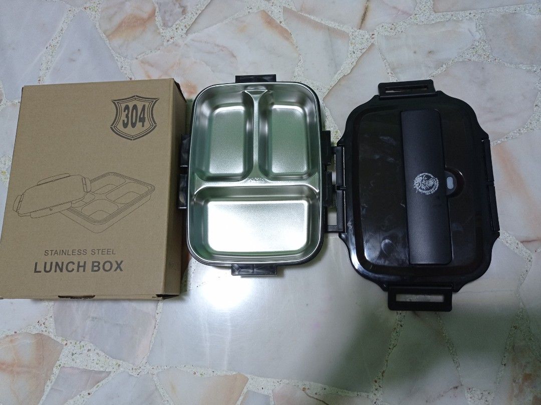 Stainless Steel Lunch Box, Furniture & Home Living, Kitchenware