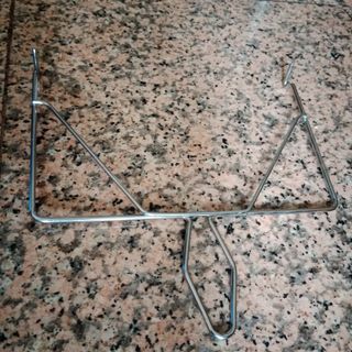 Stainless steel tray holder oven attachment