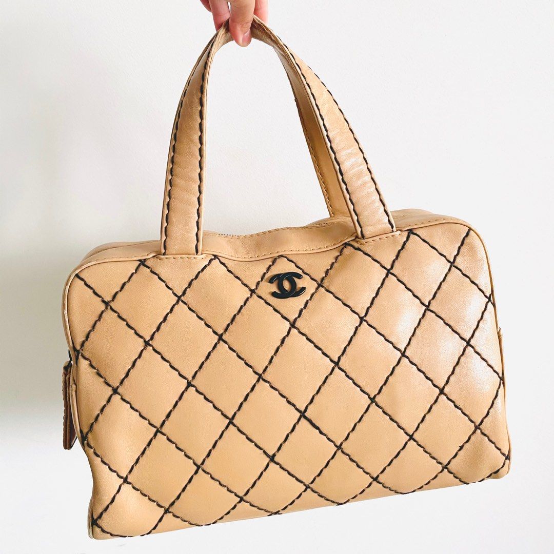 Chanel wild stitch Tote/shoulder Bag ( authentic), Luxury, Bags & Wallets  on Carousell