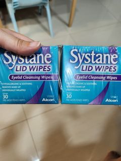 Systane Eyelids Wipes Make up Remover