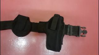 tactical  belt with  holster