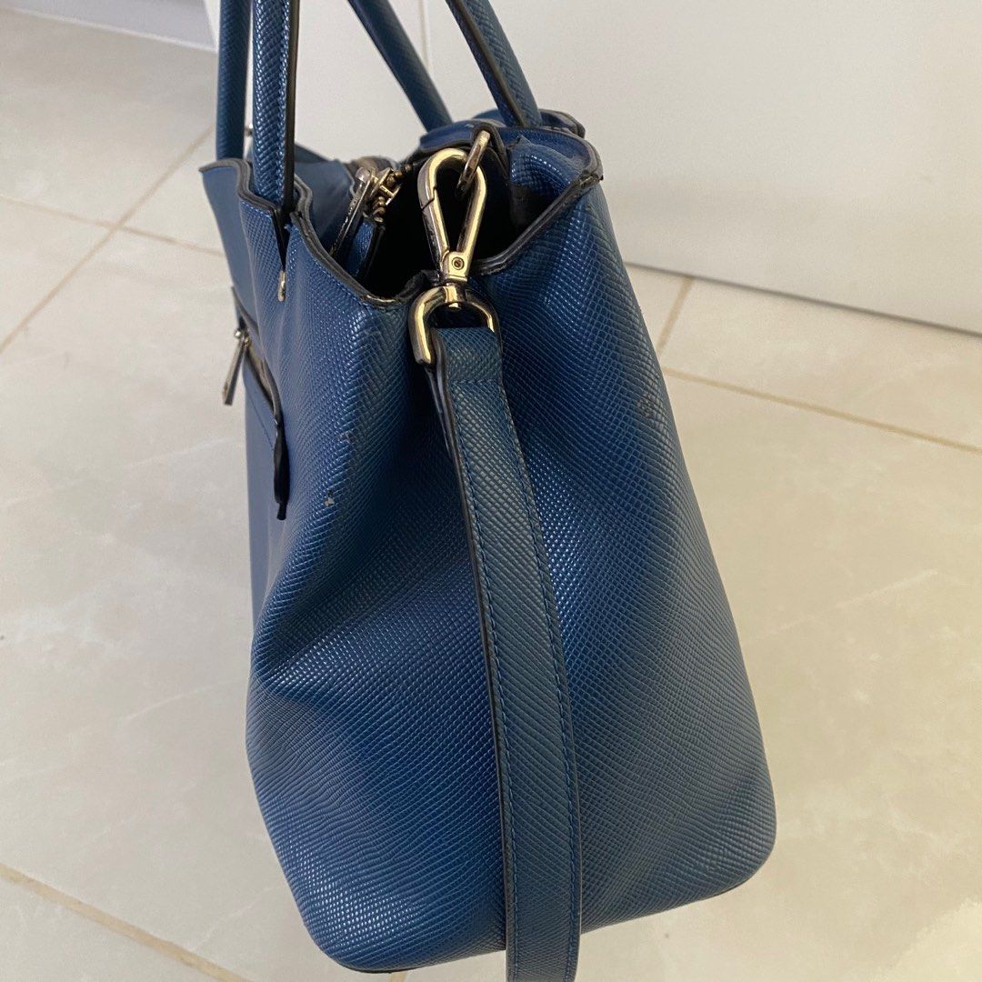 Tas Hush Puppies Wanita / Hush Puppies Bag Women / Tas Kulit warna Biru