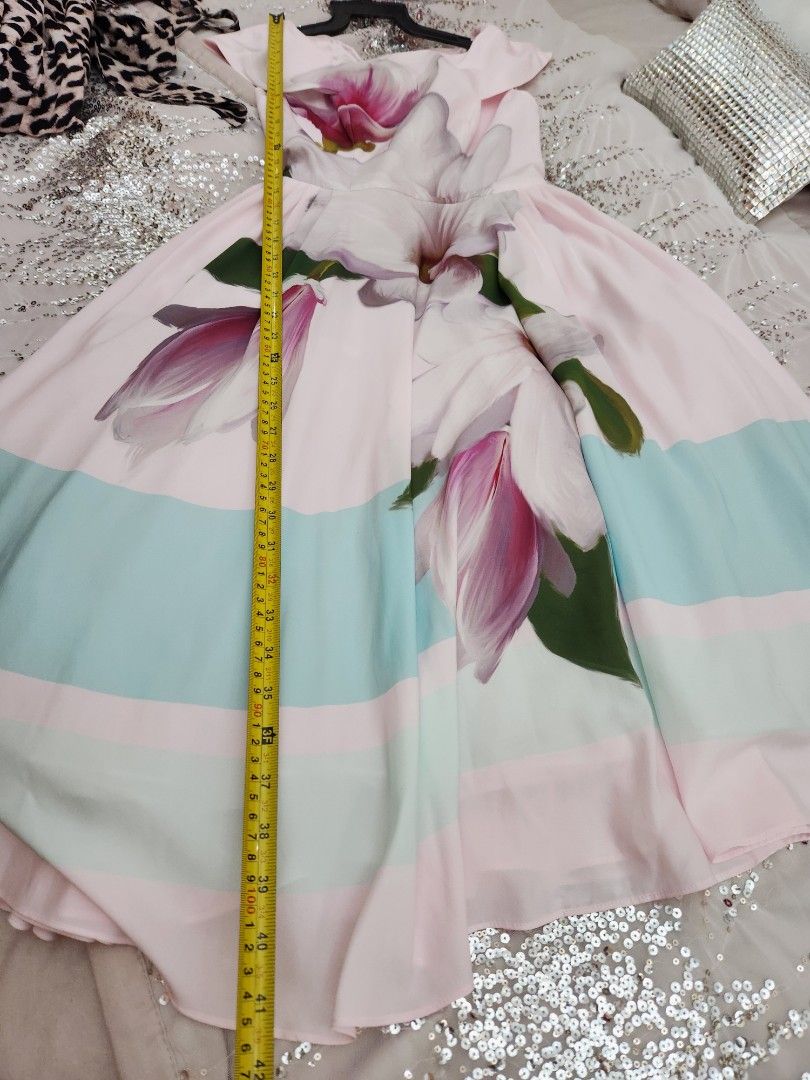 Ted Baker Bromlie Prom Dress In Pink Magnolia, Women'S Fashion, Dresses &  Sets, Dresses On Carousell