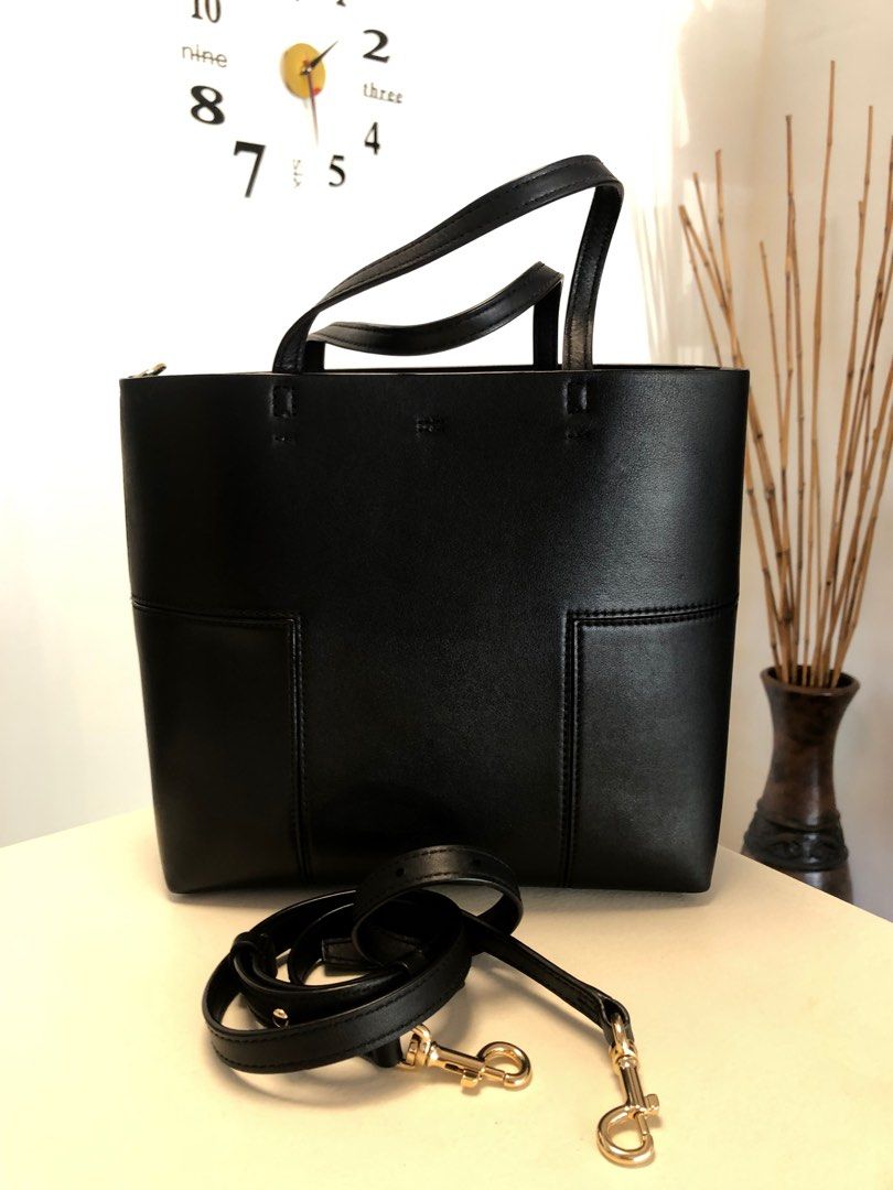 Tory Burch Block T Tote, Luxury, Bags & Wallets on Carousell