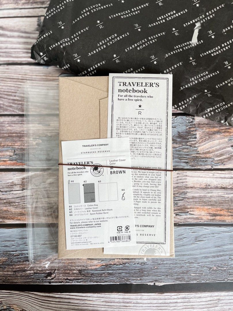Travelers Notebook x STARBUCKS RESERVE ROASTERY Regular, Hobbies & Toys, Stationery & Craft