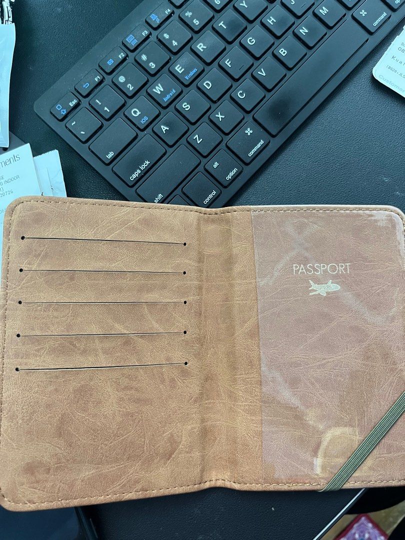 Typo Passport Holder, Women's Fashion, Bags & Wallets, Wallets & Card