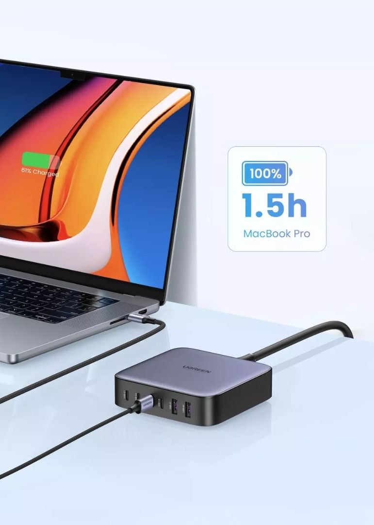 UGREEN 200W GaN 6-Port Fast Charger (UK Plug), Computers & Tech, Parts ...