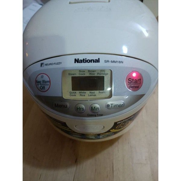 Used National Rice Cooker (10 cups), TV & Home Appliances, Kitchen