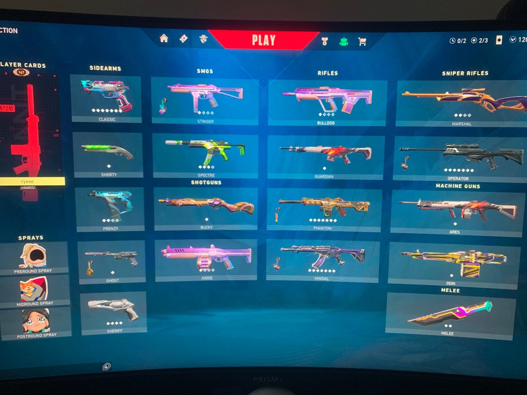 VALORANT CHEAPEST RGX BLADE (4 PREMIUM KNIVES), Video Gaming, Gaming Accessories, InGame